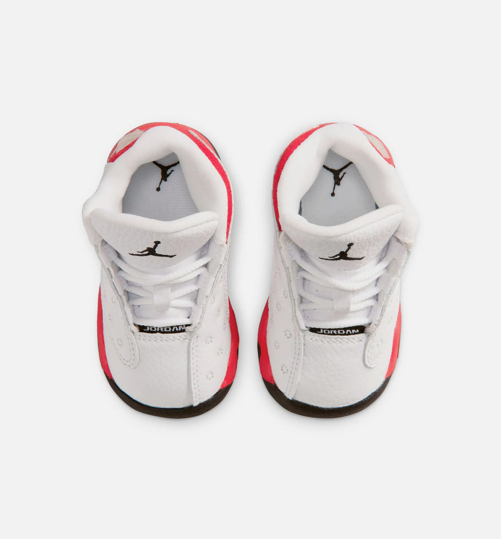 Air Jordan 13 Retro White And University Red Infant Toddler Lifestyle Shoe White Black True Red