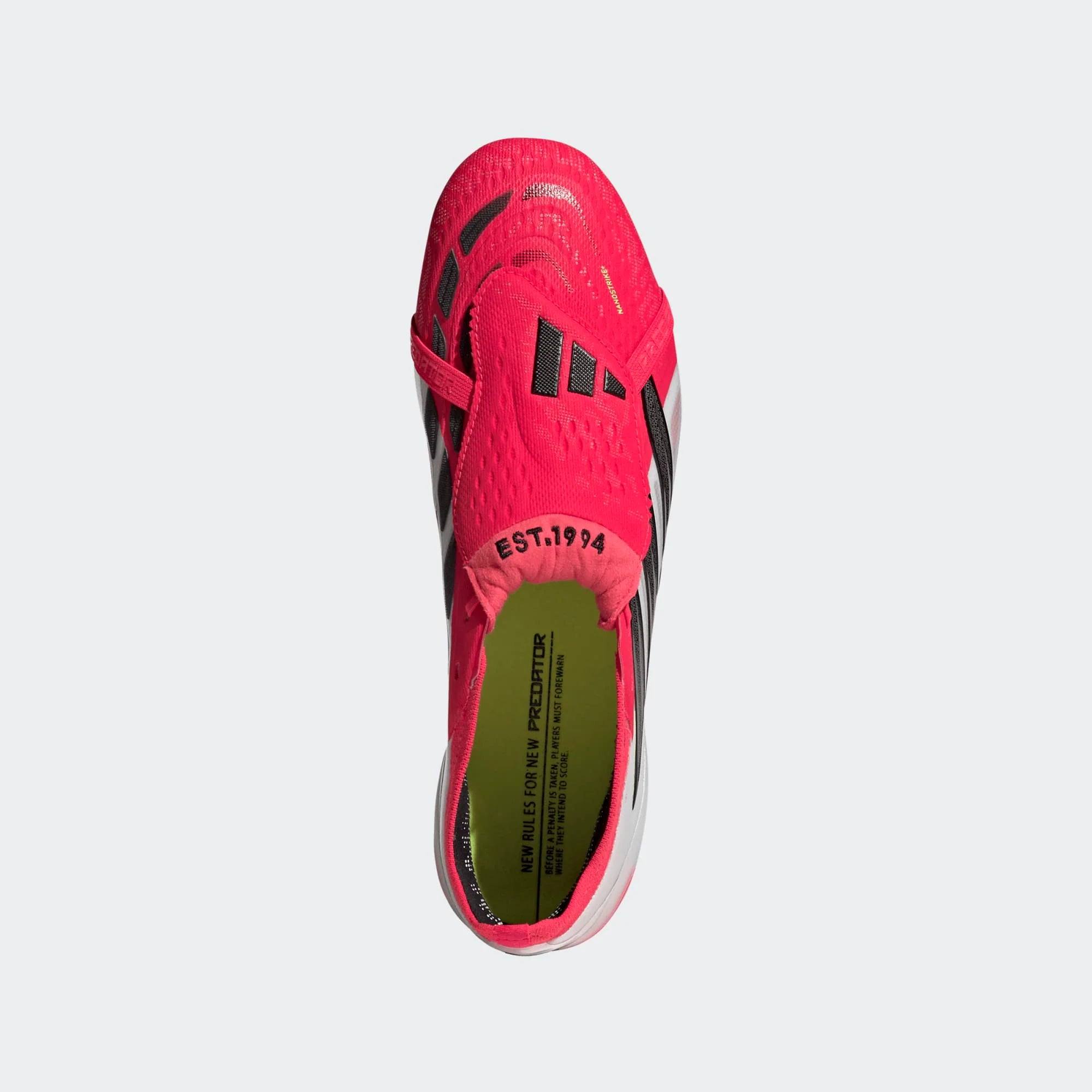 adidas Predator Elite Fold Over Tongue FG Firm Ground Mens Soccer Cleats Lucid Red Black White