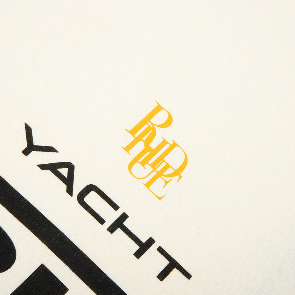Rhude Regatta Club Tee Vintage White Black Green