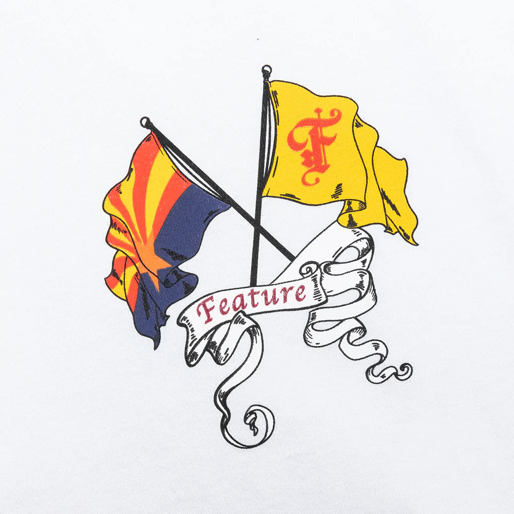 Feature x ASU Flag Tee White