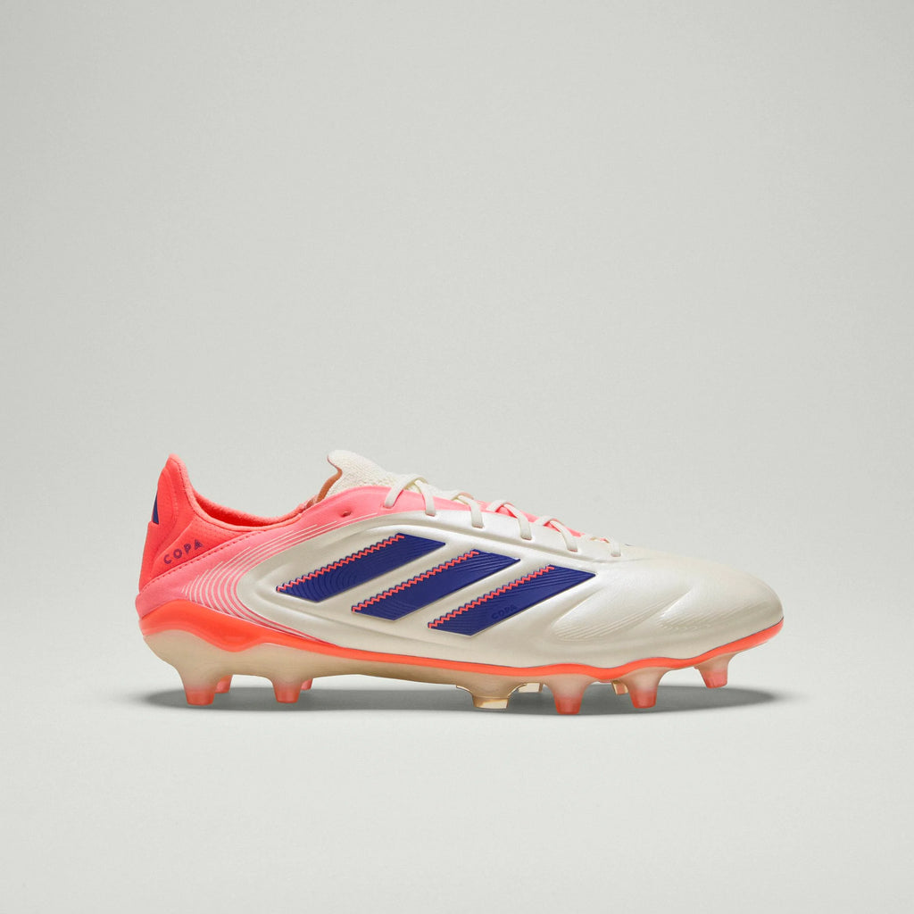 adidas Copa Pure III Elite FG Mens Soccer Cleats White Blue Orange