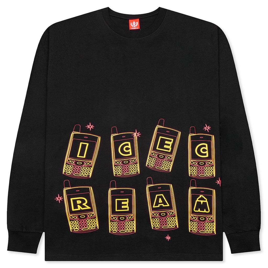 Call My Bluff L S Tee Black
