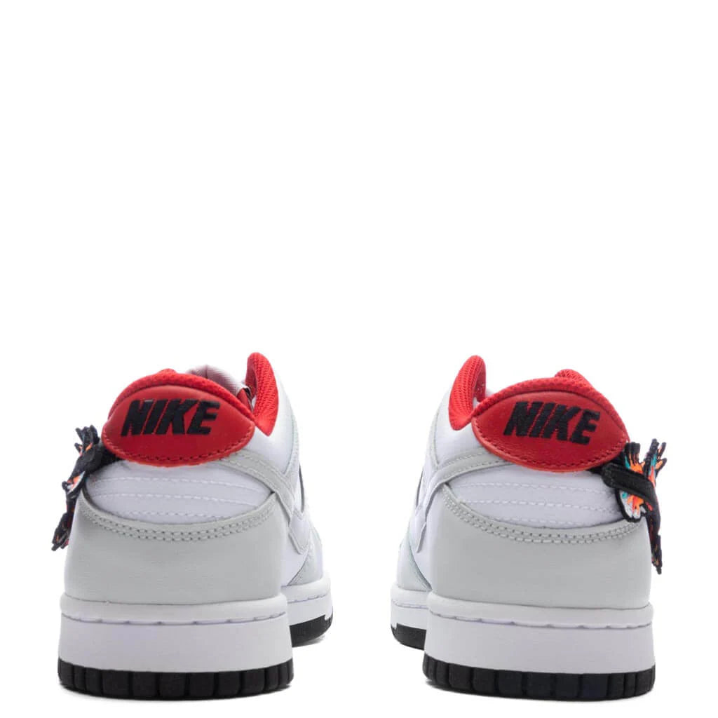 Dunk Low GS White Black University Red