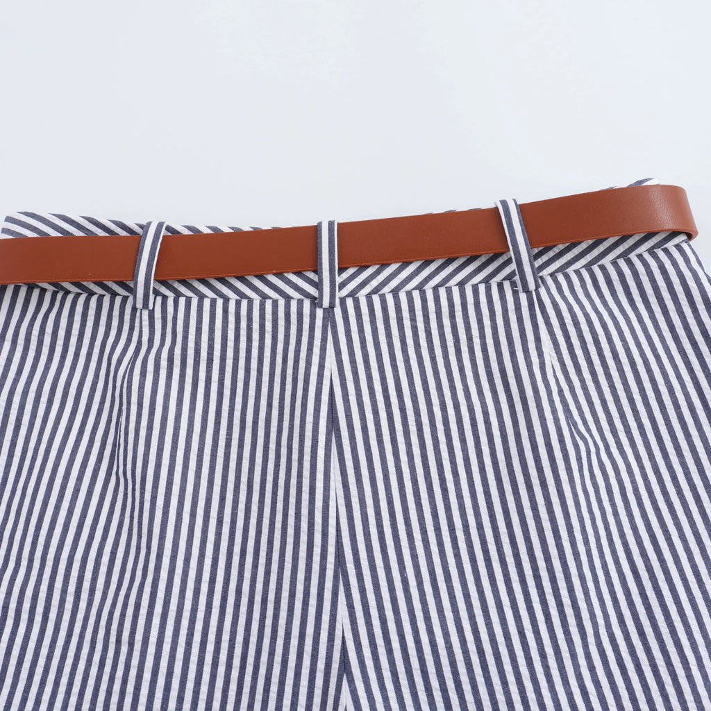 Short Saia Listrado Malu