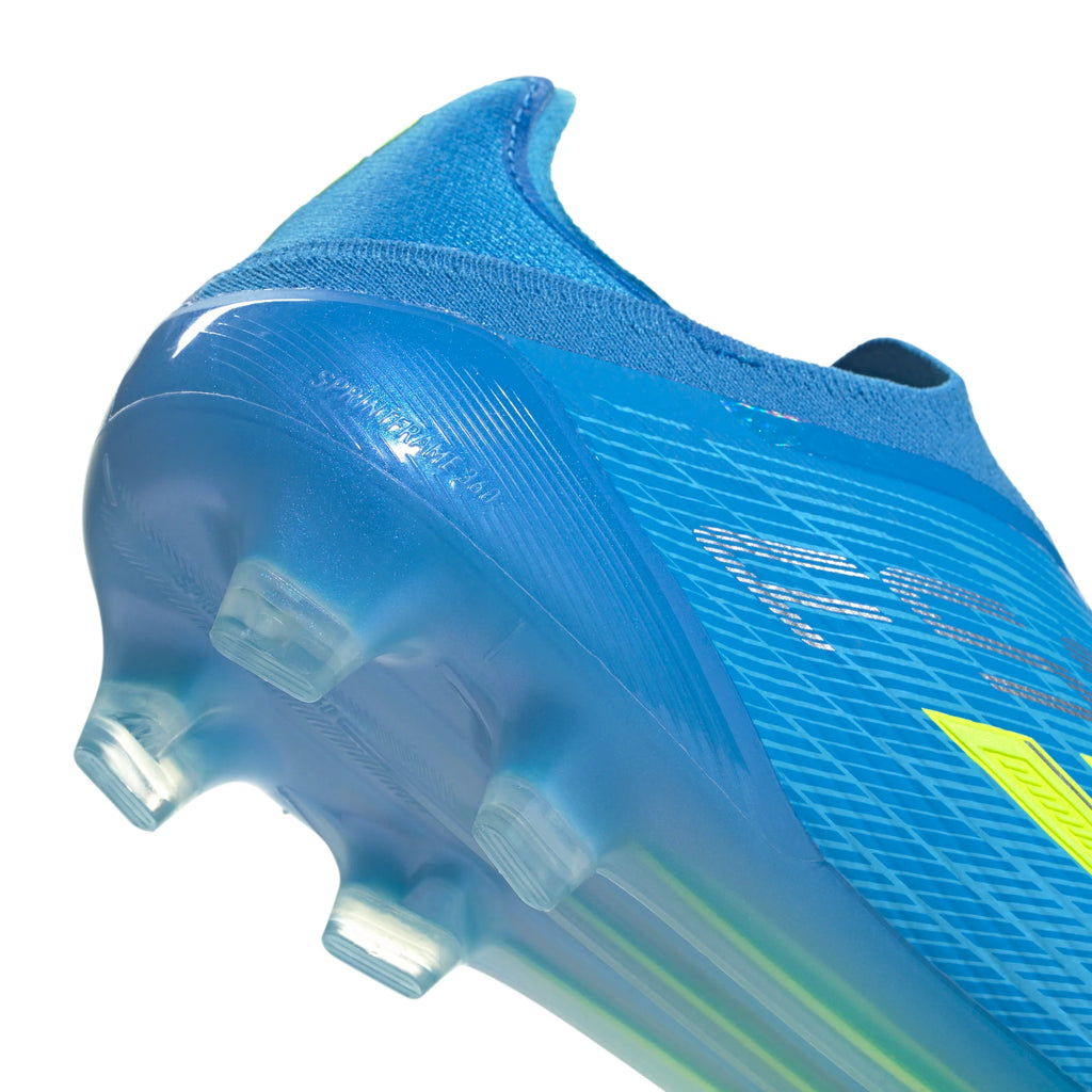 adidas F50 Elite Laceless FG Firm Ground Mens Soccer Cleats Blue Yellow Aqua