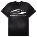 H Cursive Logo T Shirt Black