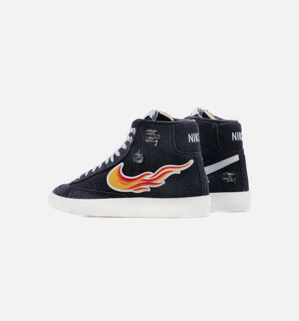 Blazer Mid Cleveland Rocks Mens Lifestyle Shoe Black