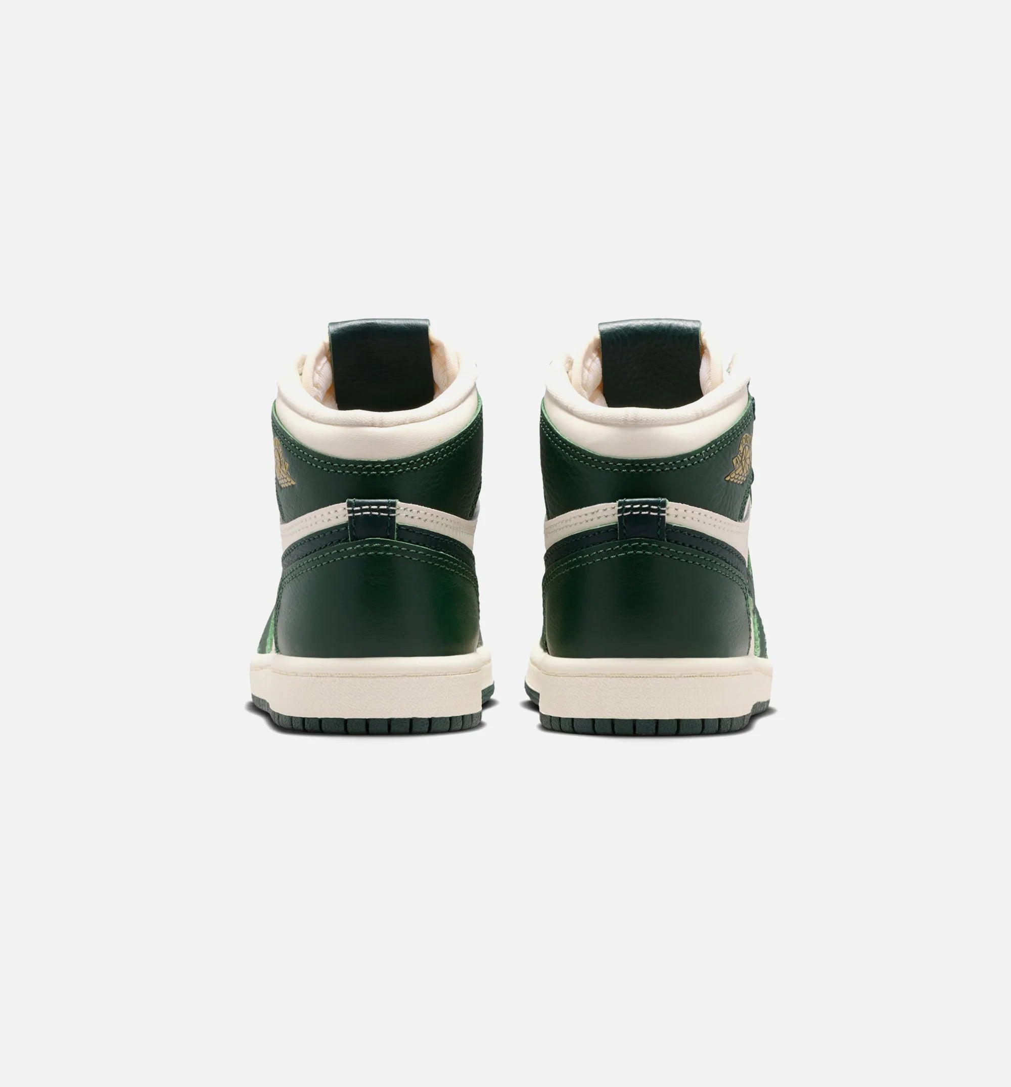 Air Jordan 1 Retro High OG Pro Green Preschool Lifestyle Shoe Pale Ivory Pro Green Fir Coconut Milk Free Shipping