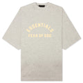 Heavy Jersey Crewneck T Shirt Light Heather Grey