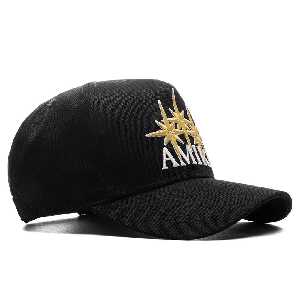 Amiri Starburst Canvas Hat Black