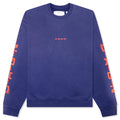 Origins Bleached Oversize Crew Bleached Blue