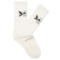 Saint Michael x Shermer Academy S Room Sock Ecru Black