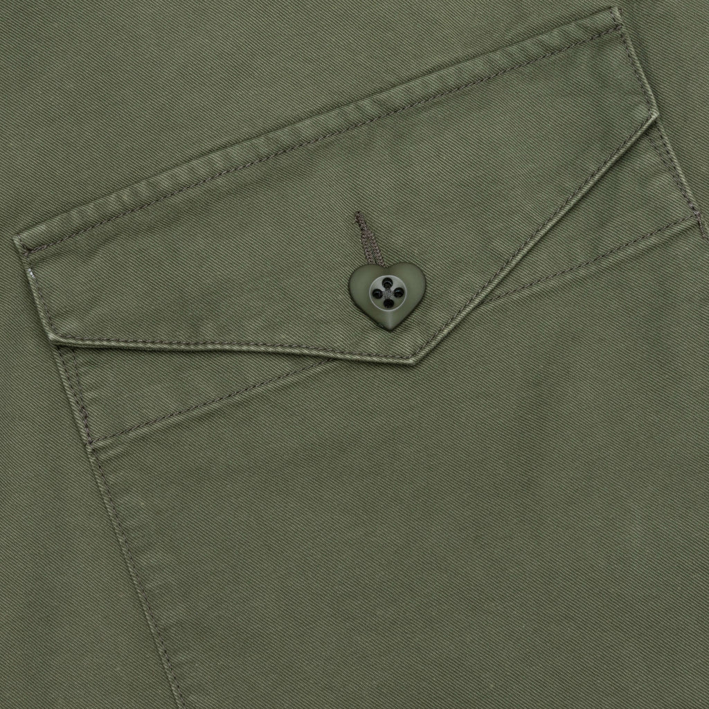 Straight Cargo Pants Olive Drab