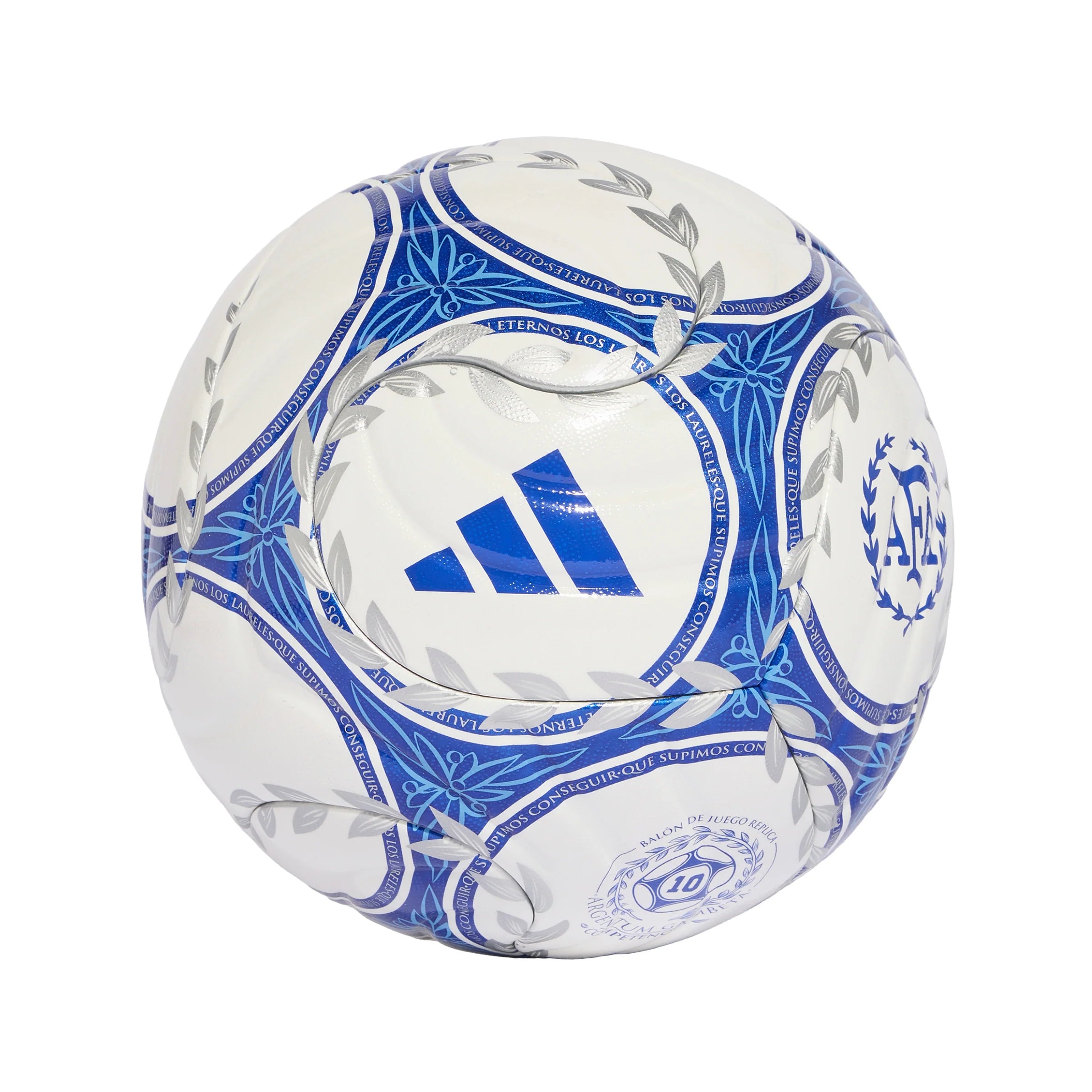 adidas Argentina AFA Argentum Gambeta Competition Soccer Ball White Blue Black