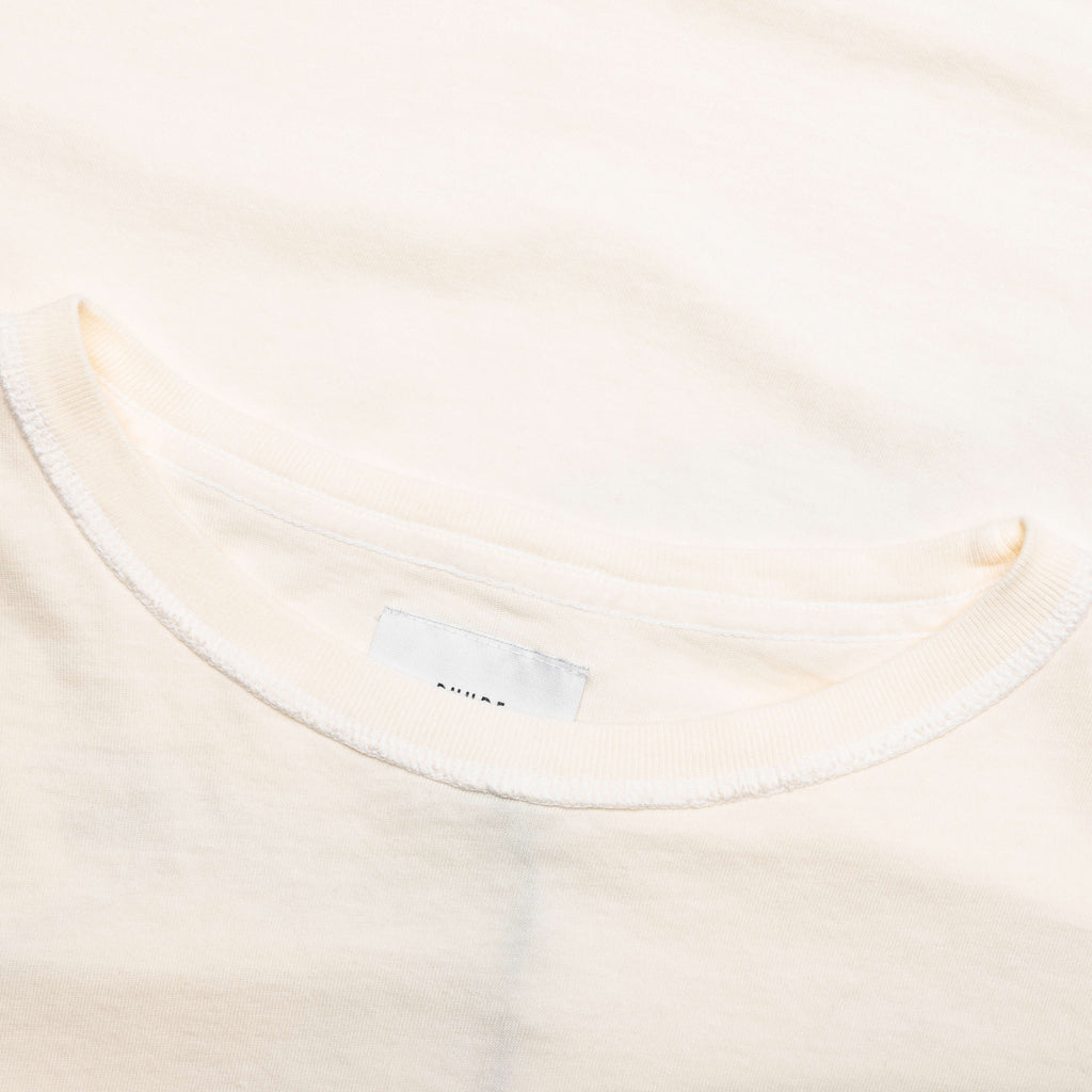 Reverse L S Tee Vintage White