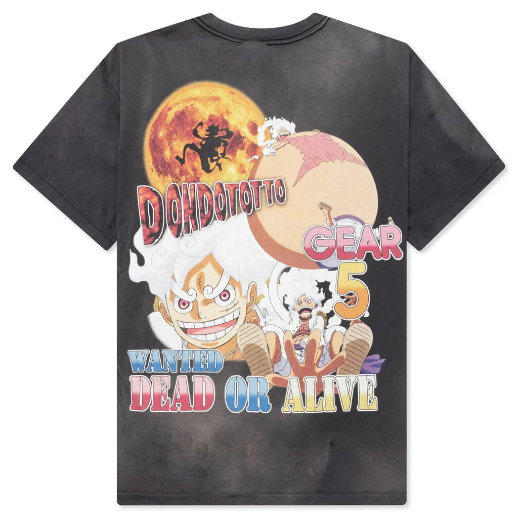 Saint Michael x One Piece T Shirt Black