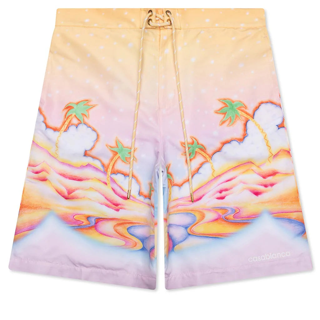 Printed Swim Boarder Shorts Psychedelic Nirvana