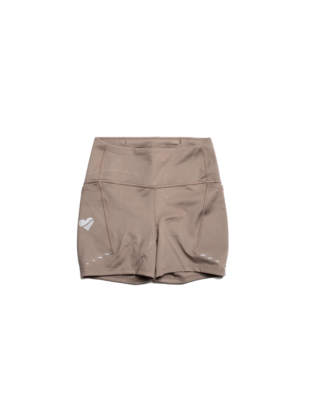 Nike Womens High Waisted 4 Tight Running Shorts with Pockets