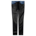 Skinny Coated Indigo Black