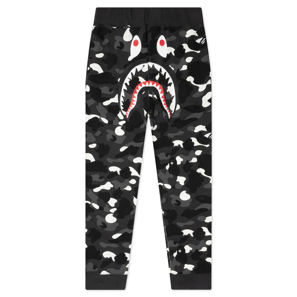 City Camo Shark Sweat Pants Black