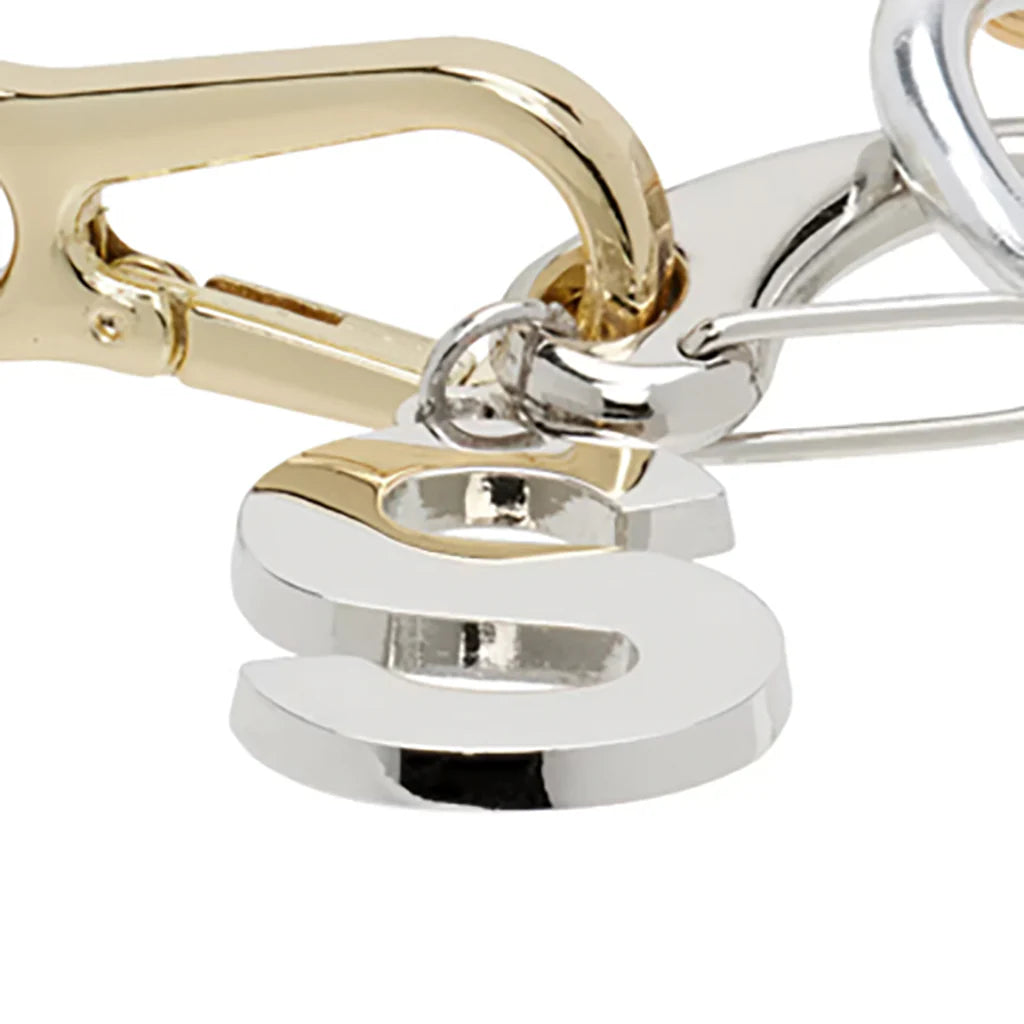 Carabiner Chain Bracelet Gold Silver
