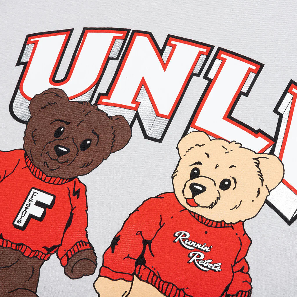 Feature x UNLV Bearly Rebel Tee Pigment Grey