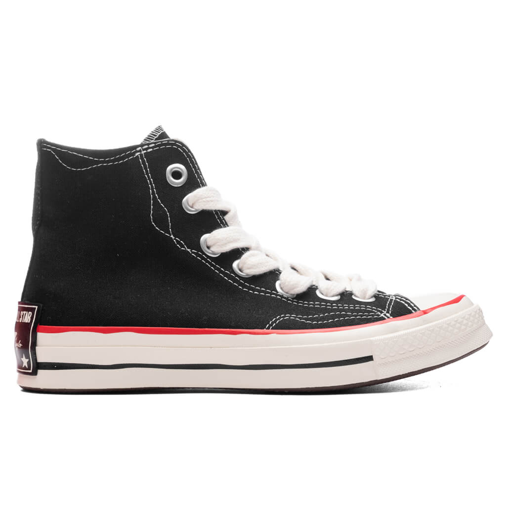 Chuck 70 Hi Sketch Black White Red
