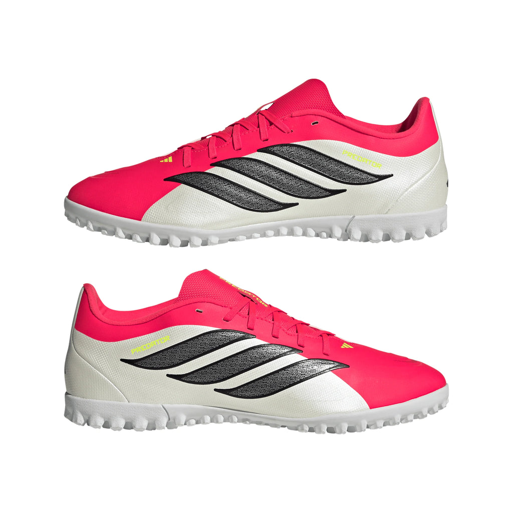adidas Predator Club TF Turf Mens Soccer Cleats Red Black White