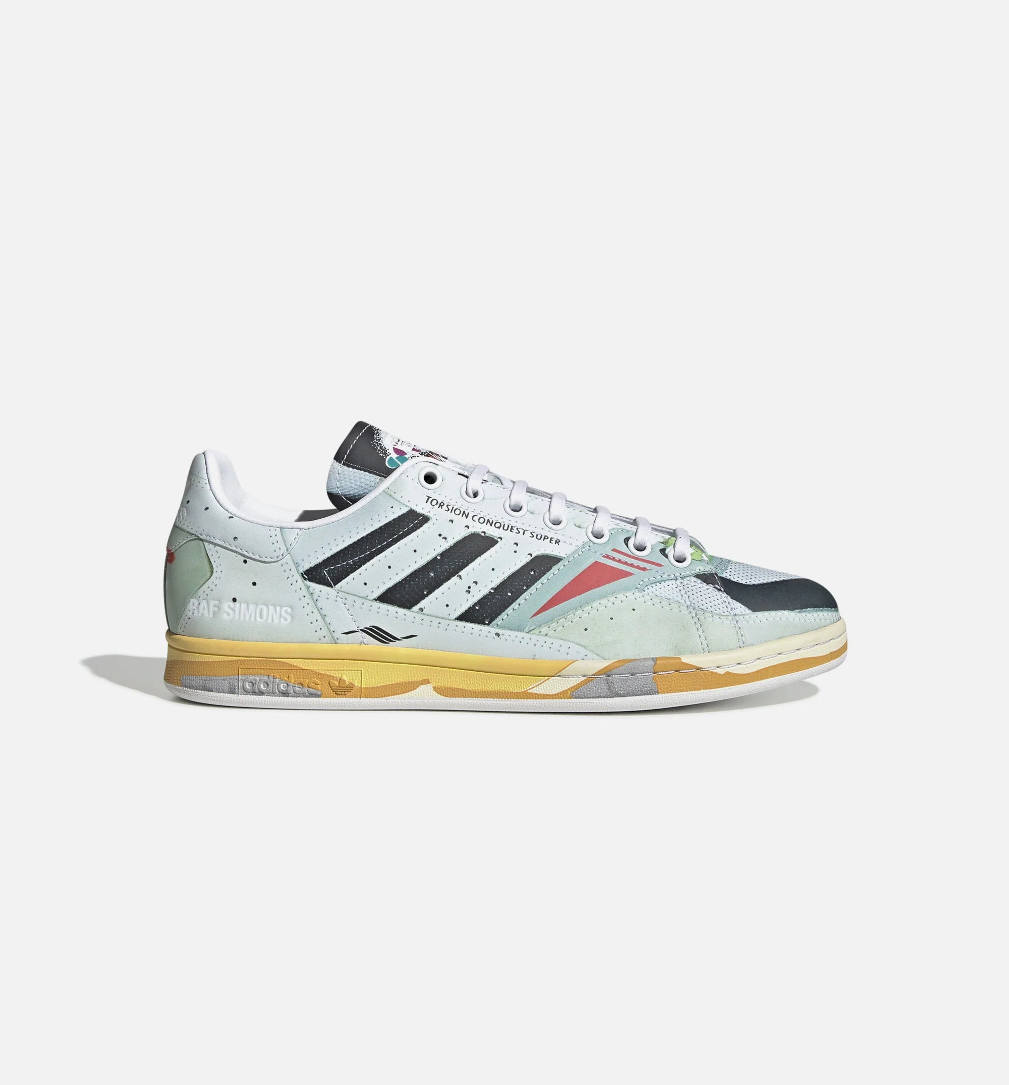 Raf Simons Torsion Stan Smith Mens Shoes Cloud White Core Black Light Grey