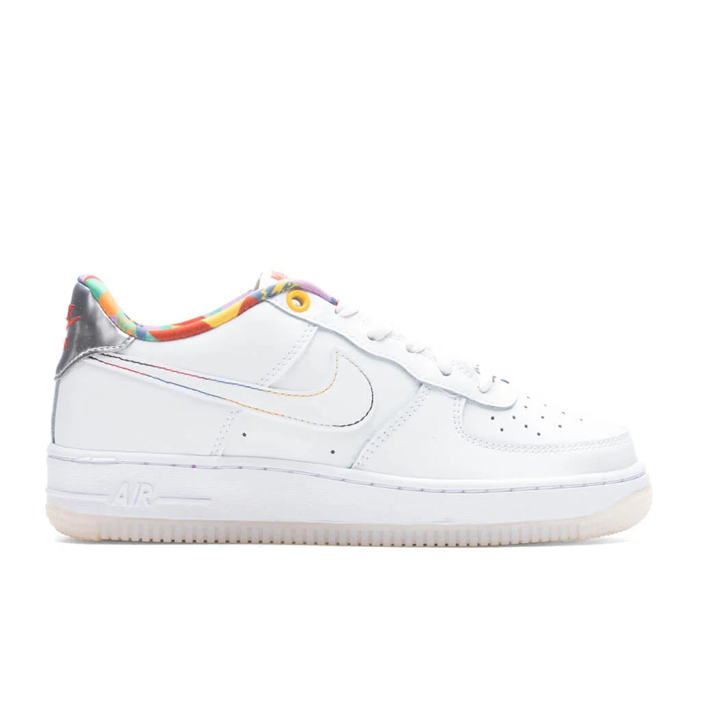 Air Force 1 LV8 GS White White Midnight Navy