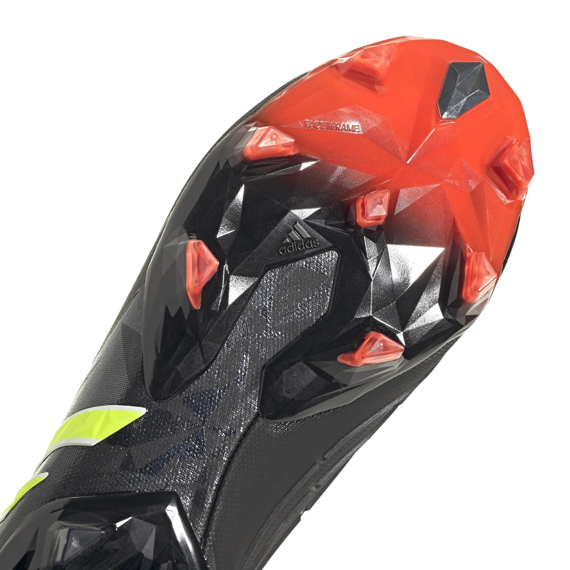 adidas Predator Edge1 FG Firm Ground Boots Black Solar Yellow Solar Red