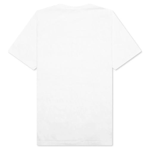 Scribble Motif T Shirt Lily White