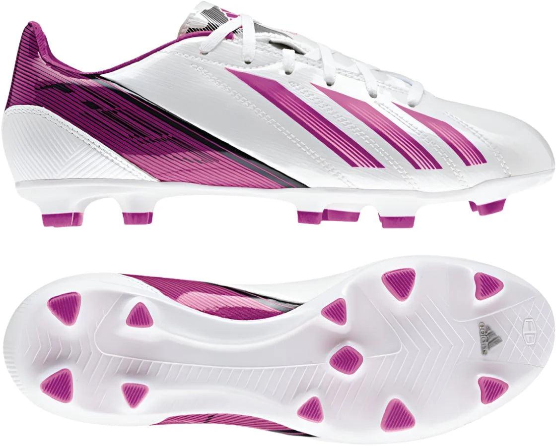 adidas F10 Trx FG Firm Ground Womens Cleats White Vivid Pink