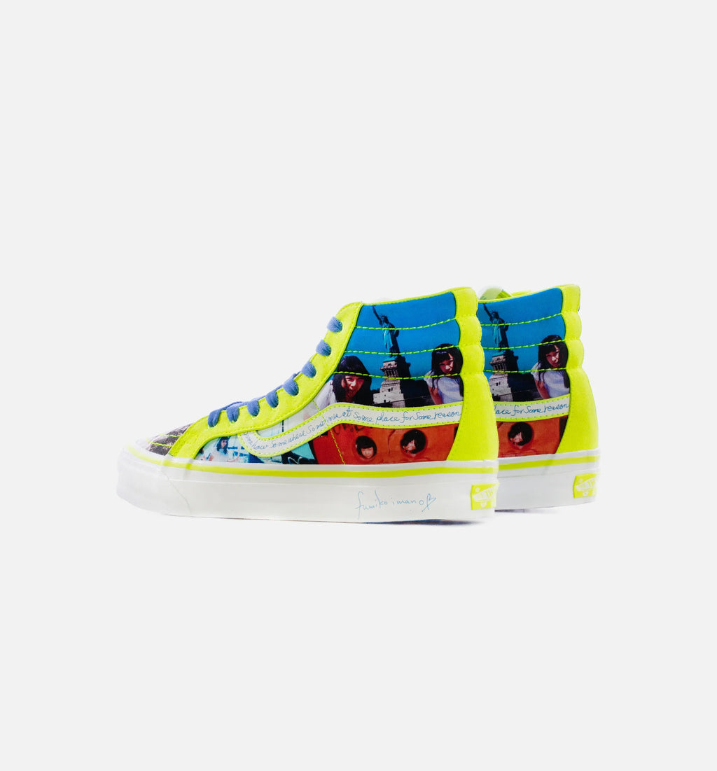 Fumiko Imano Vault SK8 Hi Mens Skate Shoe Yellow Multi