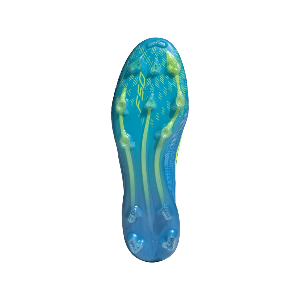 adidas F50 Elite FG Firm Ground Mens Soccer Cleats Blue Yellow Aqua