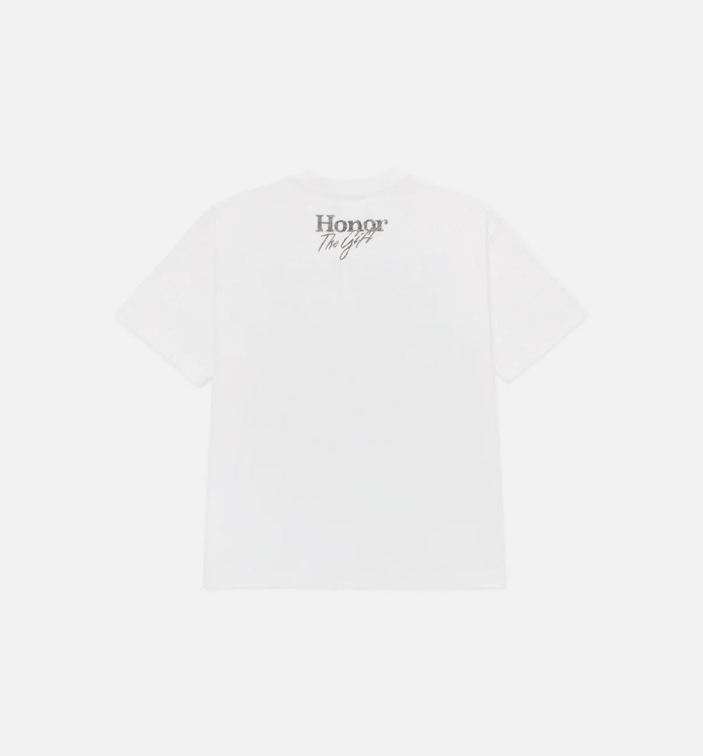 Travelled Journey Mens Short Sleeve Shirt White