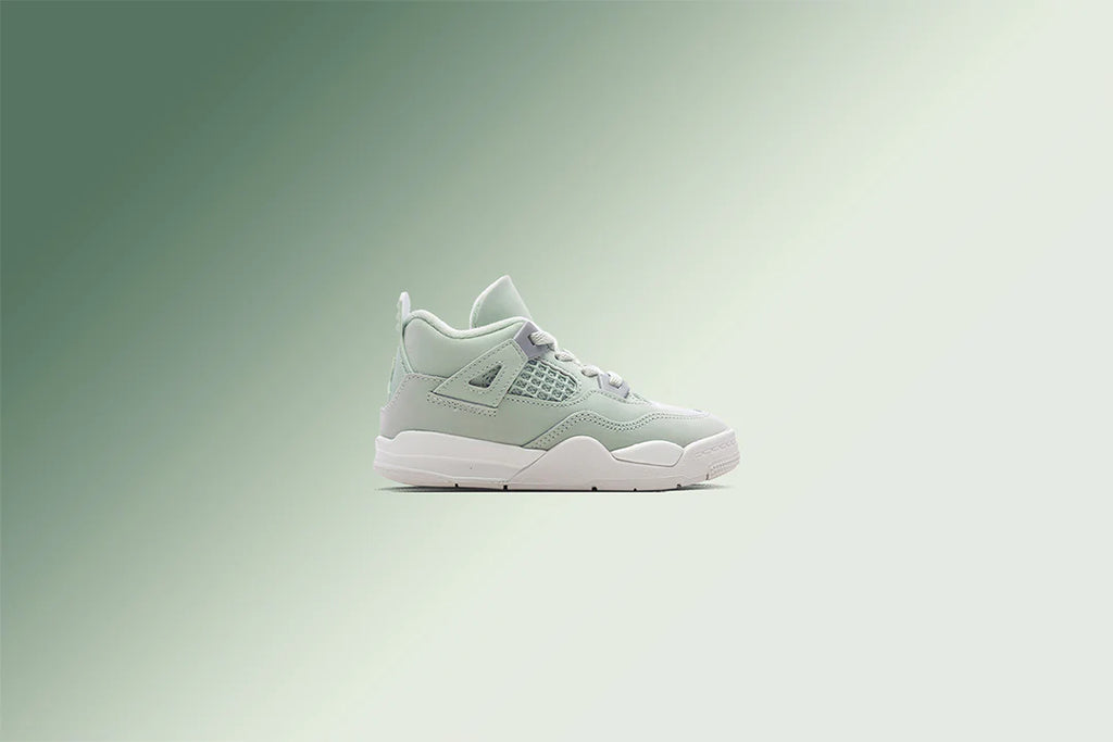 Air Jordan 4 Retro Abundance TD Seafoam Sail Metallic Silver