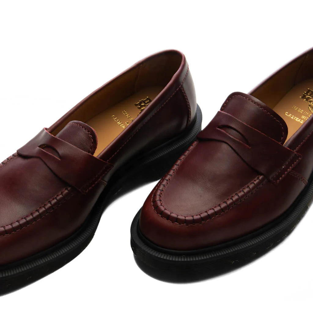 Delapre Penny Loafer Burgundy