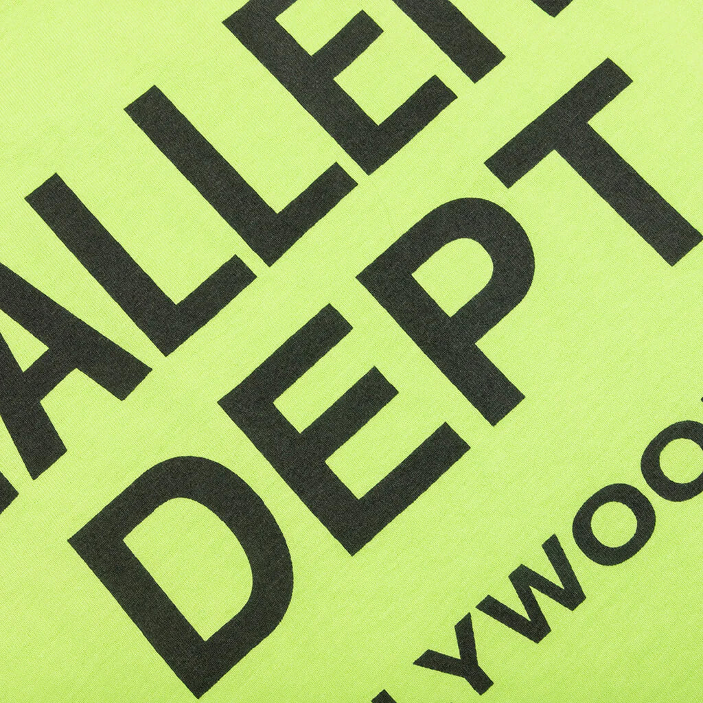 Vintage Souvenir Tee Lime Green