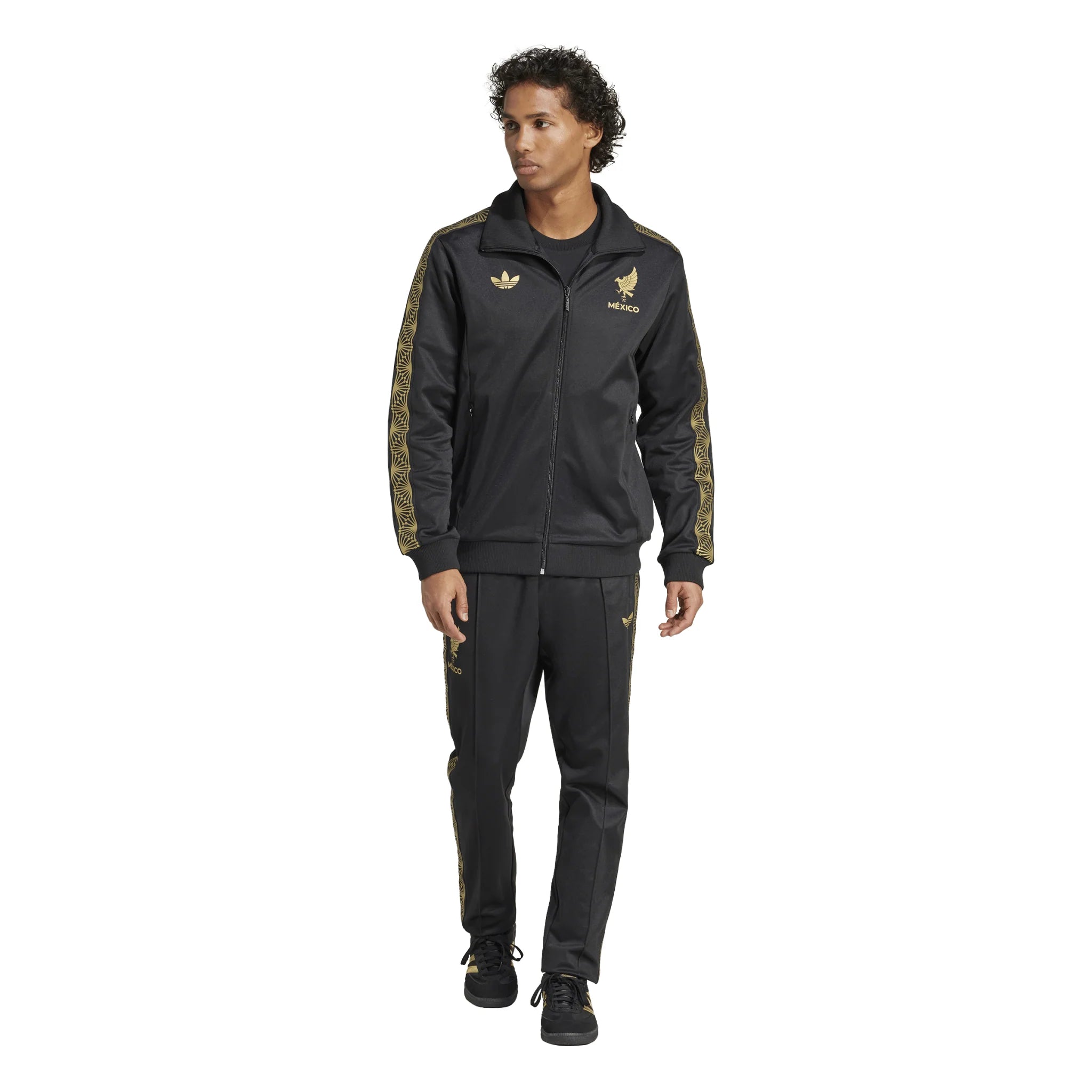 adidas Mexico Gold Track Pants Black