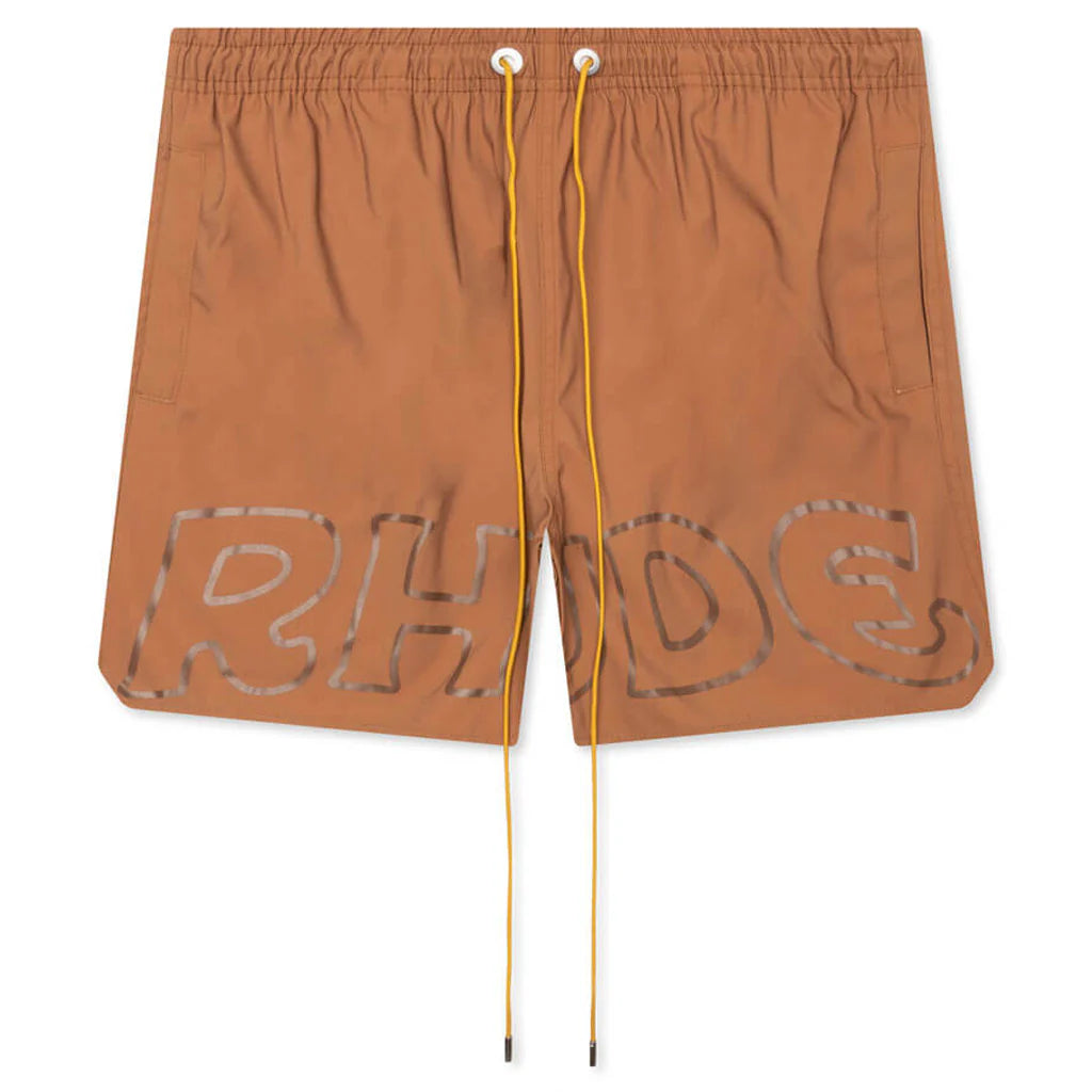 Camel Logo Swim Trunk Camel