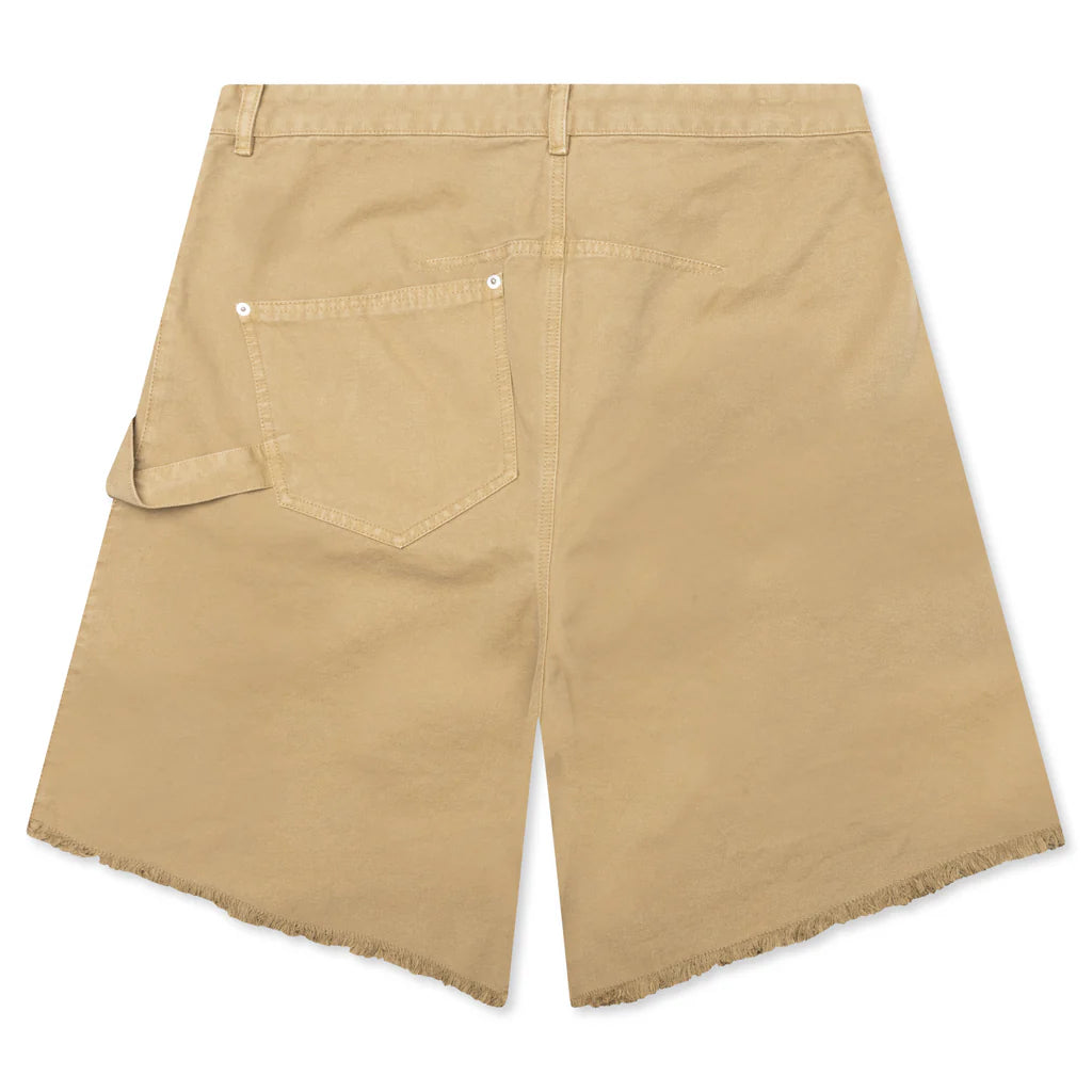Twisted Workwear Shorts Beige