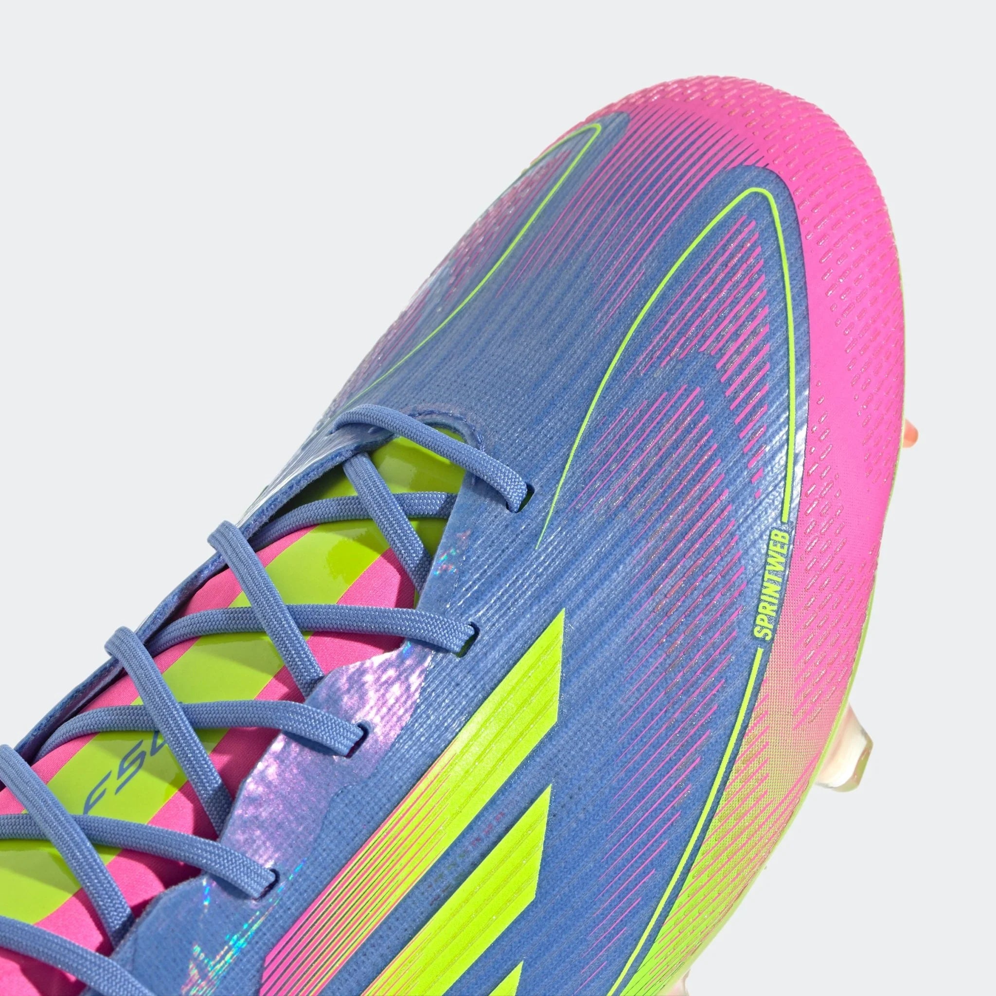 adidas F50 Elite Firm Ground Boots Blue Fusion Lucid Lemon Lucid Pink