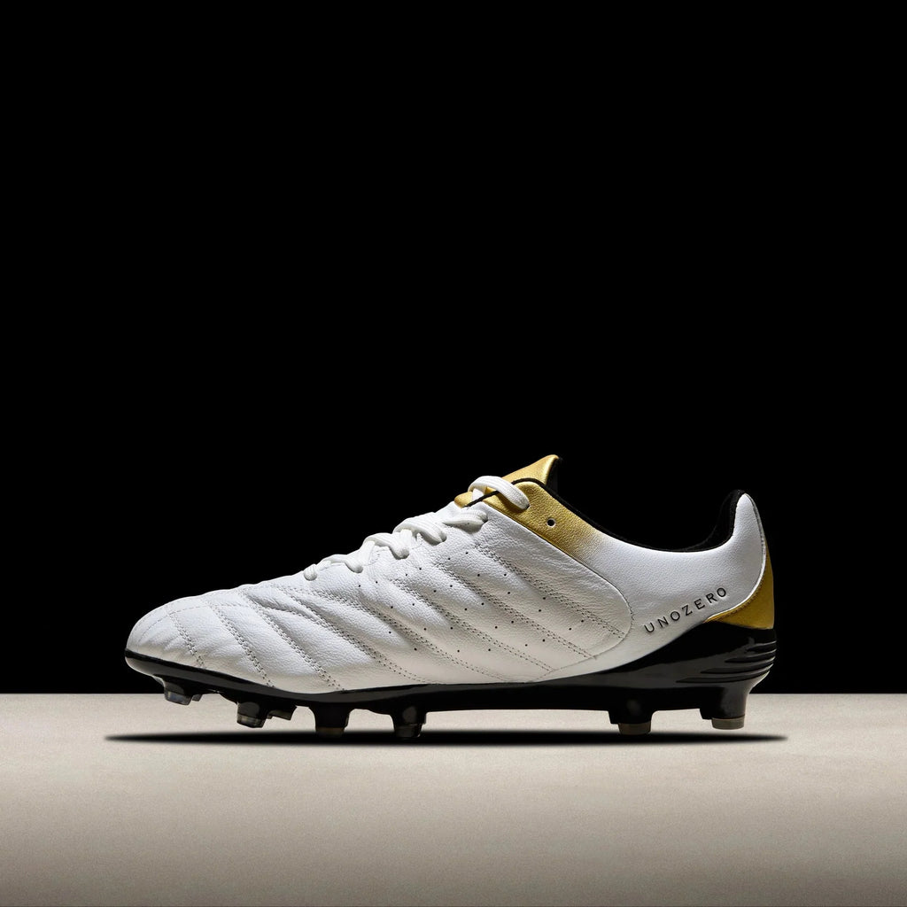 Unozero Aventto FG Firm Ground Soccer Cleats White