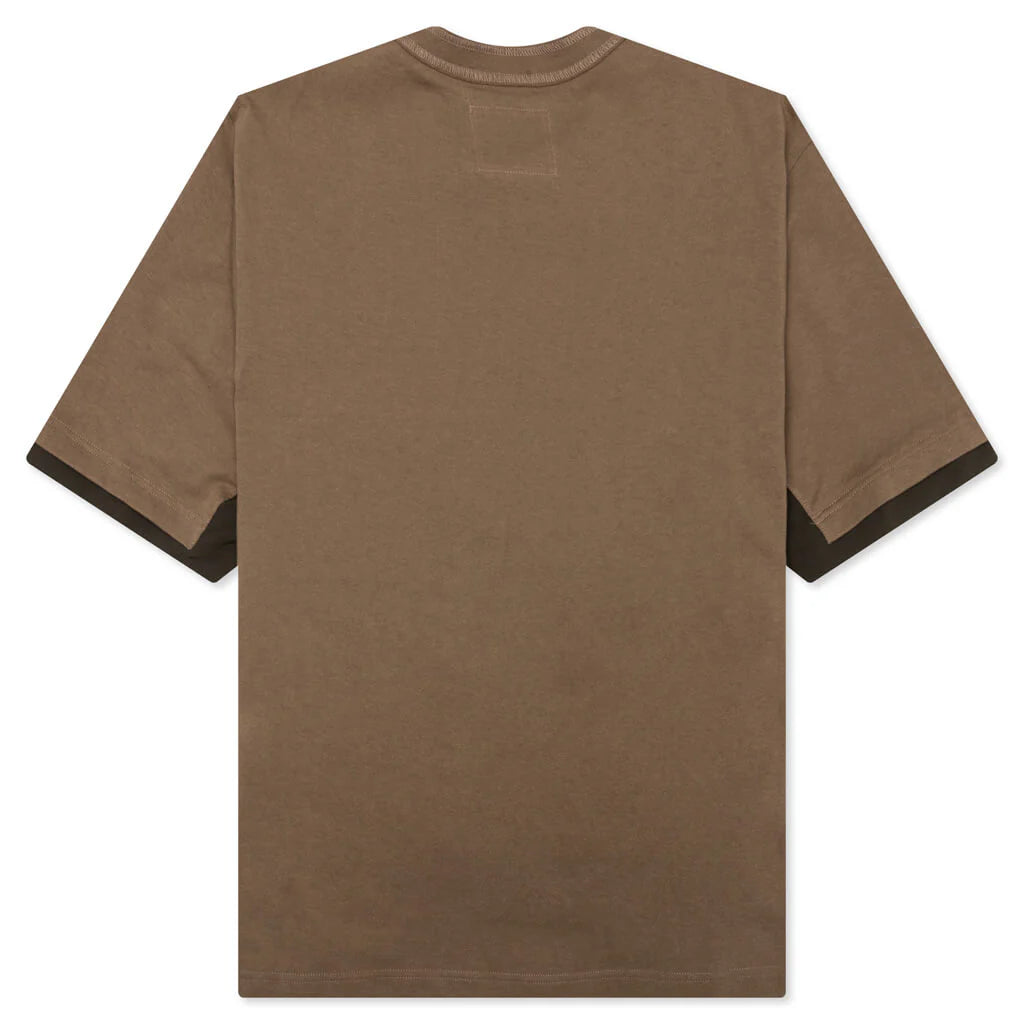 Cotton Jersey T Shirt Beige