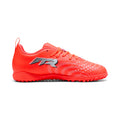 PUMA Future 9 Play TF Turf Youth Soccer Cleats Red White Black
