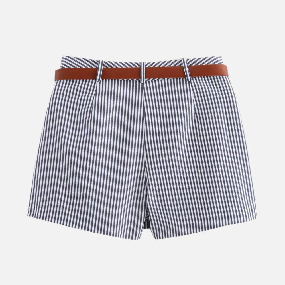 Short Saia Listrado Malu