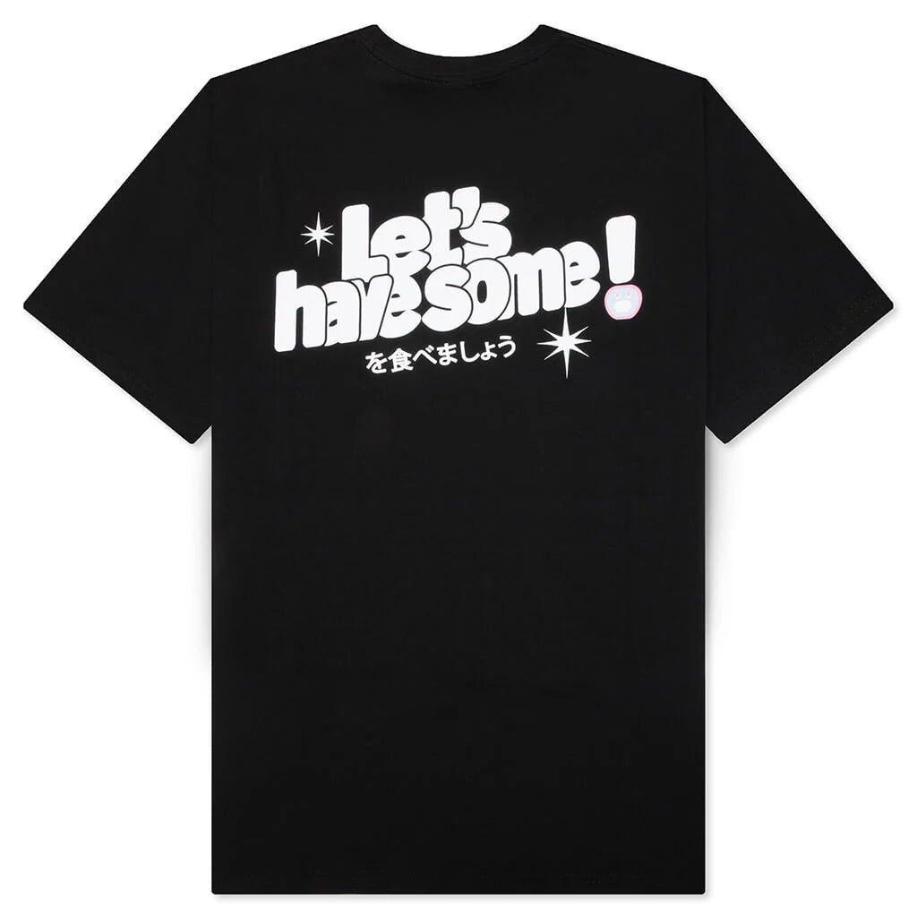 Bubble Gum S S Tee Black