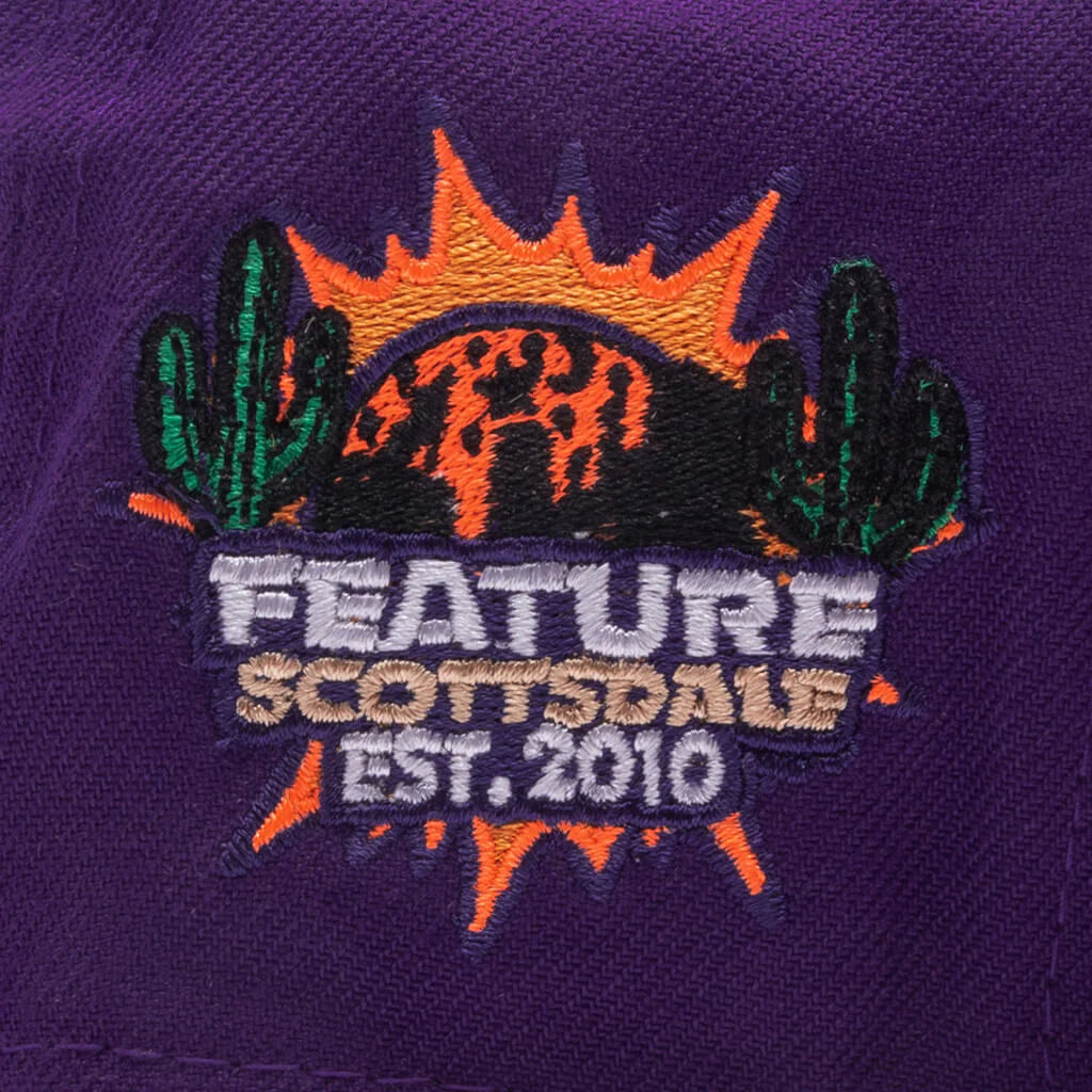Feature x New Era Scottsdale 59FIFTY Fitted Dark Purple
