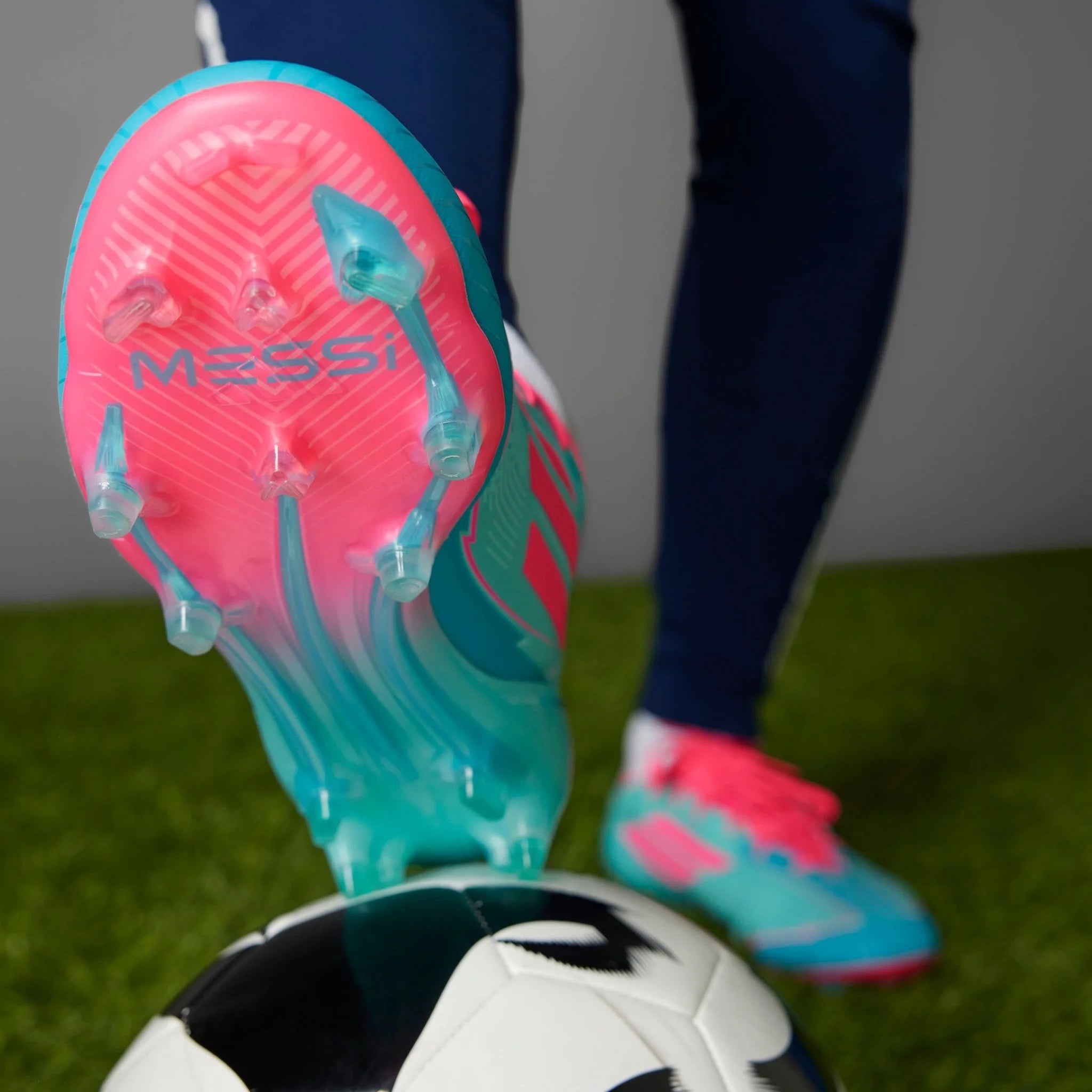 adidas F50 Elite Messi Firm Ground Boots Aqua Pink